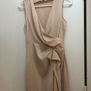 All Saints Off White Silk Dress